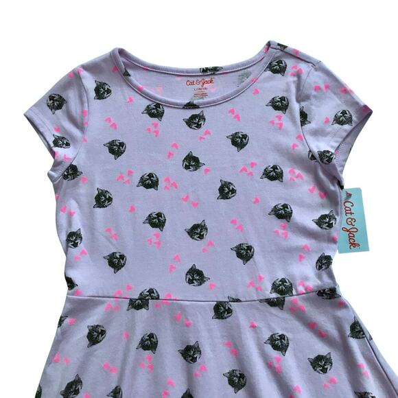 Cat & Jack NWT Lilac Dress Girls L (10/12) - Picture 3 of 7